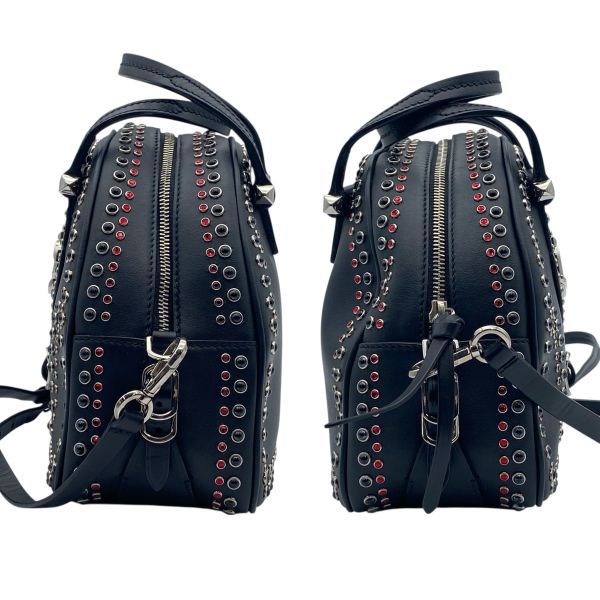 ○ ジミーチュウ JIMMY CHOO ヴァレンヌ ボーリング スタッズバッグ