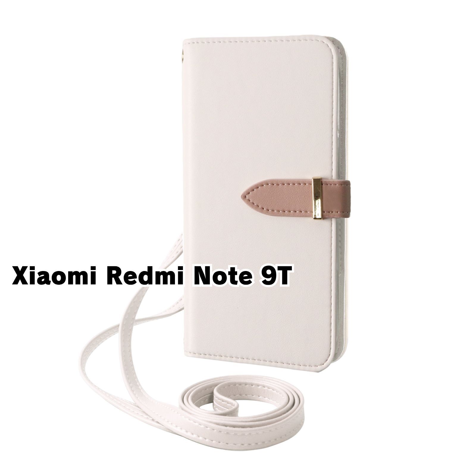 新品未使用】 Redmi Note 9T Xiaomi ストラップ付き 手帳型スマホ 