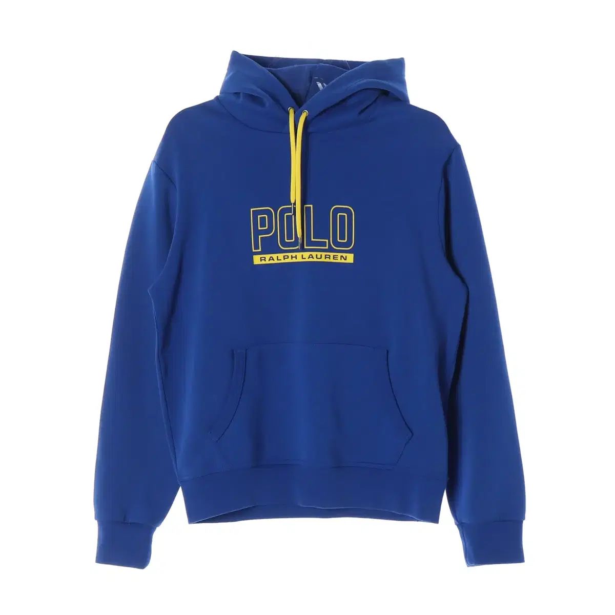 ポロ ラルフローレン 23 FW コットン ブレンド ロゴ プリント フーディ Tシャツ フーディー ブルー