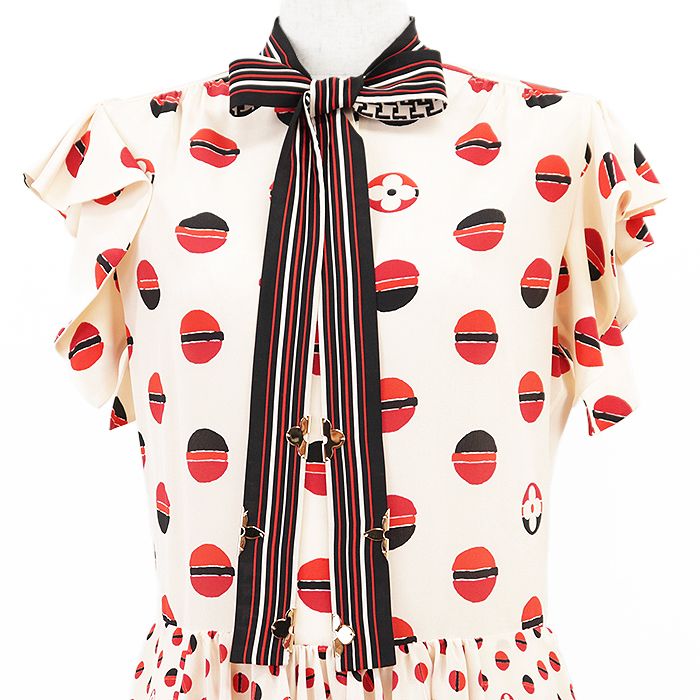 極美品】LOUIS VUITTON ルイ・ヴィトン ワンピース 2020AW シルク100