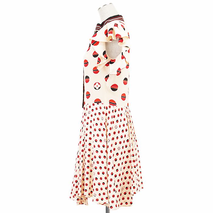 極美品】LOUIS VUITTON ルイ・ヴィトン ワンピース 2020AW シルク100