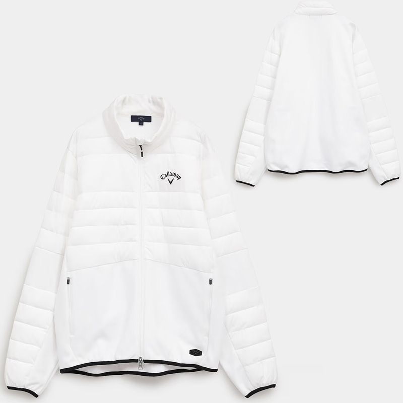 【新品、未使用】キャロウェイ　ブルゾン　メンズ　サイズ：ＬＬ　ホワイト　秋、冬 カラー・サイズ選択可】Callaway キャロウェイ 2025 メンズ 中綿 裏