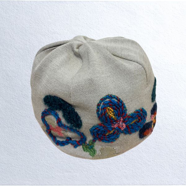 Ｍ＆ＫＹＯＫＯ クローバー 刺繍 ニット帽 帽子 温かい 大人可愛い ２０２５ 秋冬 ＳＡＬＥ エムアンドキョウコ Ｍ＆Ｋ