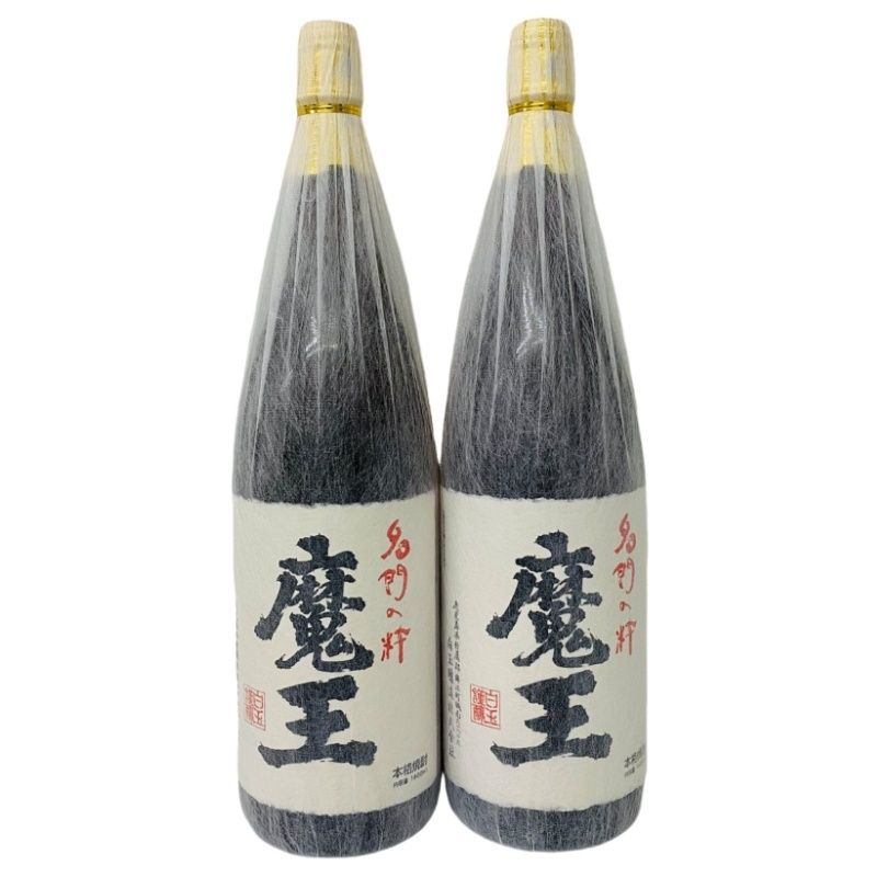 魔王　1800ml　白玉醸造　未開封　 2本セット　② 期間限定】 魔王 1800ml 白玉醸造 未開封 2本セット 魔王 芋焼酎 名門