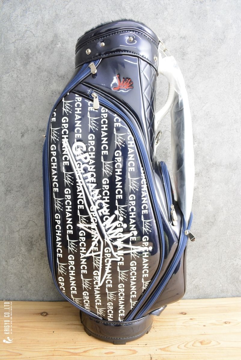 グランプリ　エナメル　キャディバック 高級感・存在感】グランプリ GRAND PRIX GPCHANCE エナメル キャディ