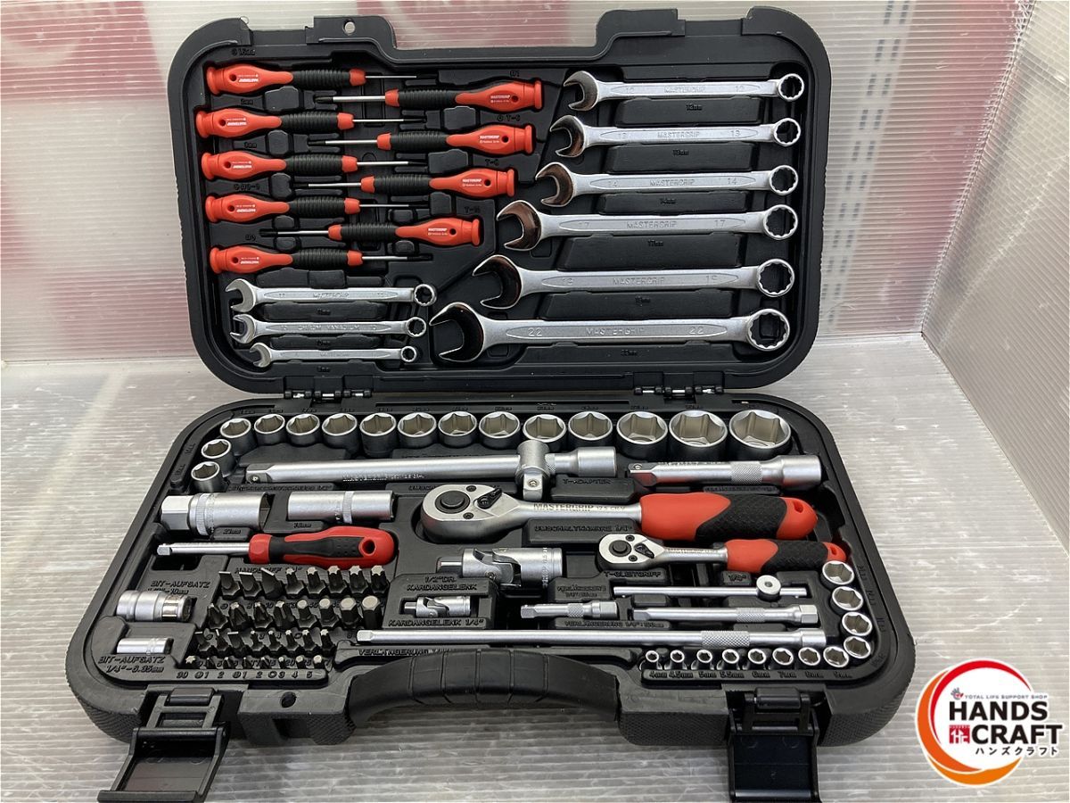 品 マスターグリップ コストコ 工具92点 1 4 2対応ソケットレンチ ドライバー等