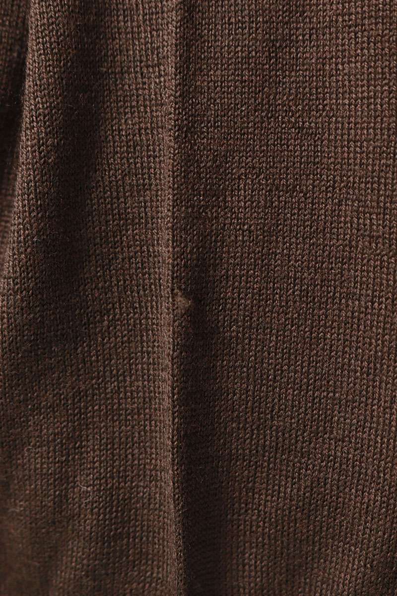 アワーレガシー サイズ:50  25AW  M4253EP チョコレートウールポロカーディガン 新古品 SB01 アワーレガシー 25AW M4253EP チョコレートウールポロカーディガン