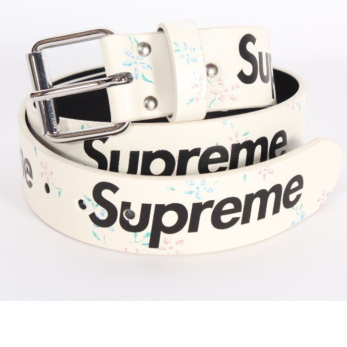 お値下げ!】 Supreme シュプリーム リピートロゴ レザー ベルト Repeat お値下げ!】 Supreme シュプリーム リピートロゴ レザー ベルト Repeat