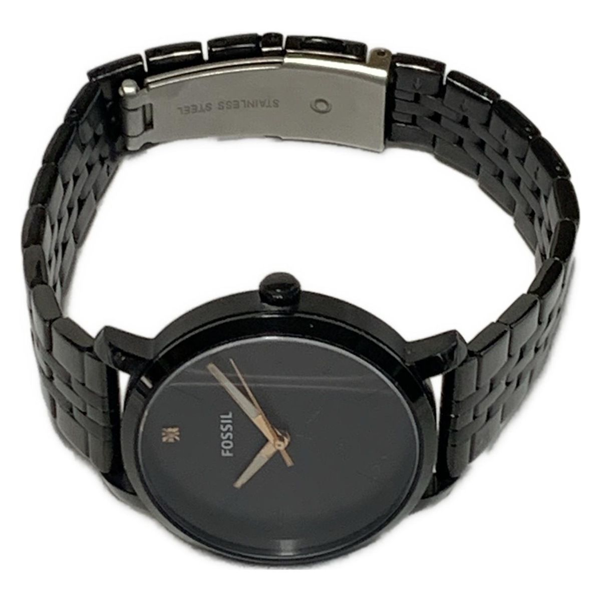 FOSSIL フォッシル 腕時計 - レディース ラインストーン 黒