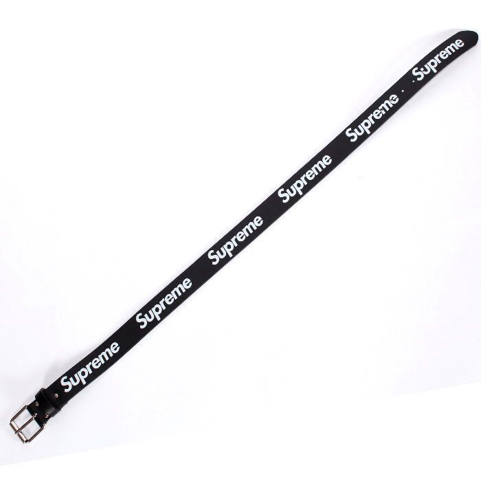 お値下げ!】 Supreme シュプリーム リピートロゴ レザー ベルト Repeat お値下げ!】 Supreme シュプリーム リピートロゴ レザー ベルト Repeat
