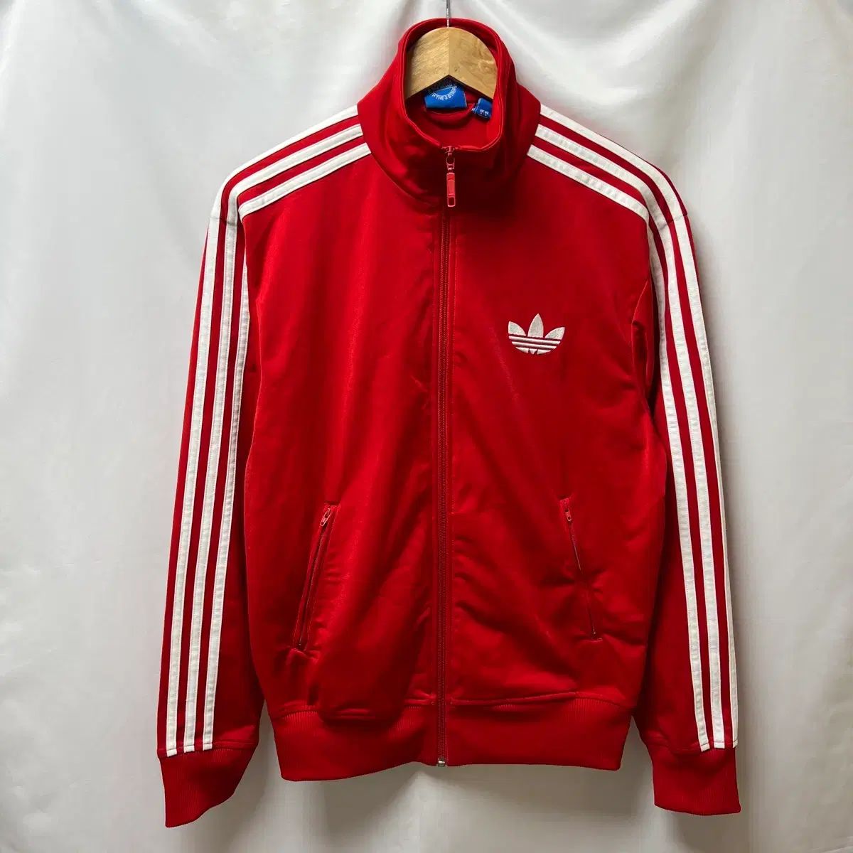 |M アディダス 旧ファイヤーバード レッド トラックジャージ