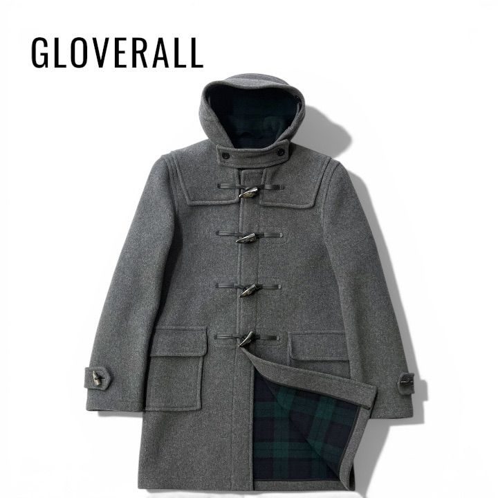 英国製 グローバーオール ミッドモリスダッフルコート MC 3512 XS グレーブラックウォッチ M 193