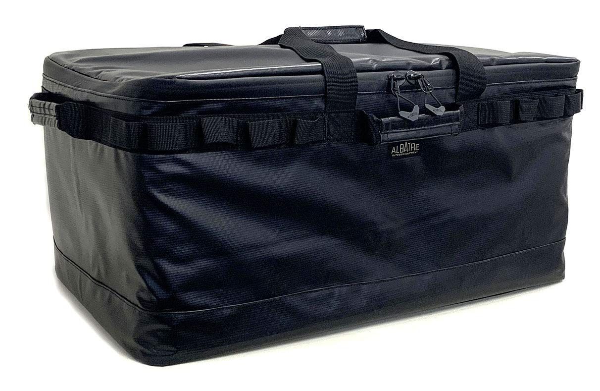 マルチギアコンテナ T バッグ 止水ジッパー 汚れ落ちやすい アウトドア 耐久性 ジェットブラック