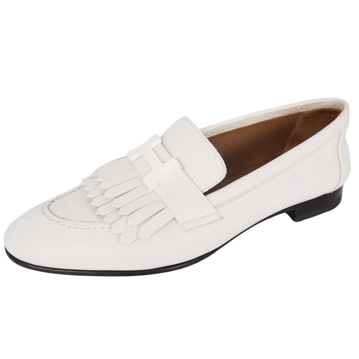 美品 エルメス HERMES ローファー 2022 モカシン ロワイヤル コンス