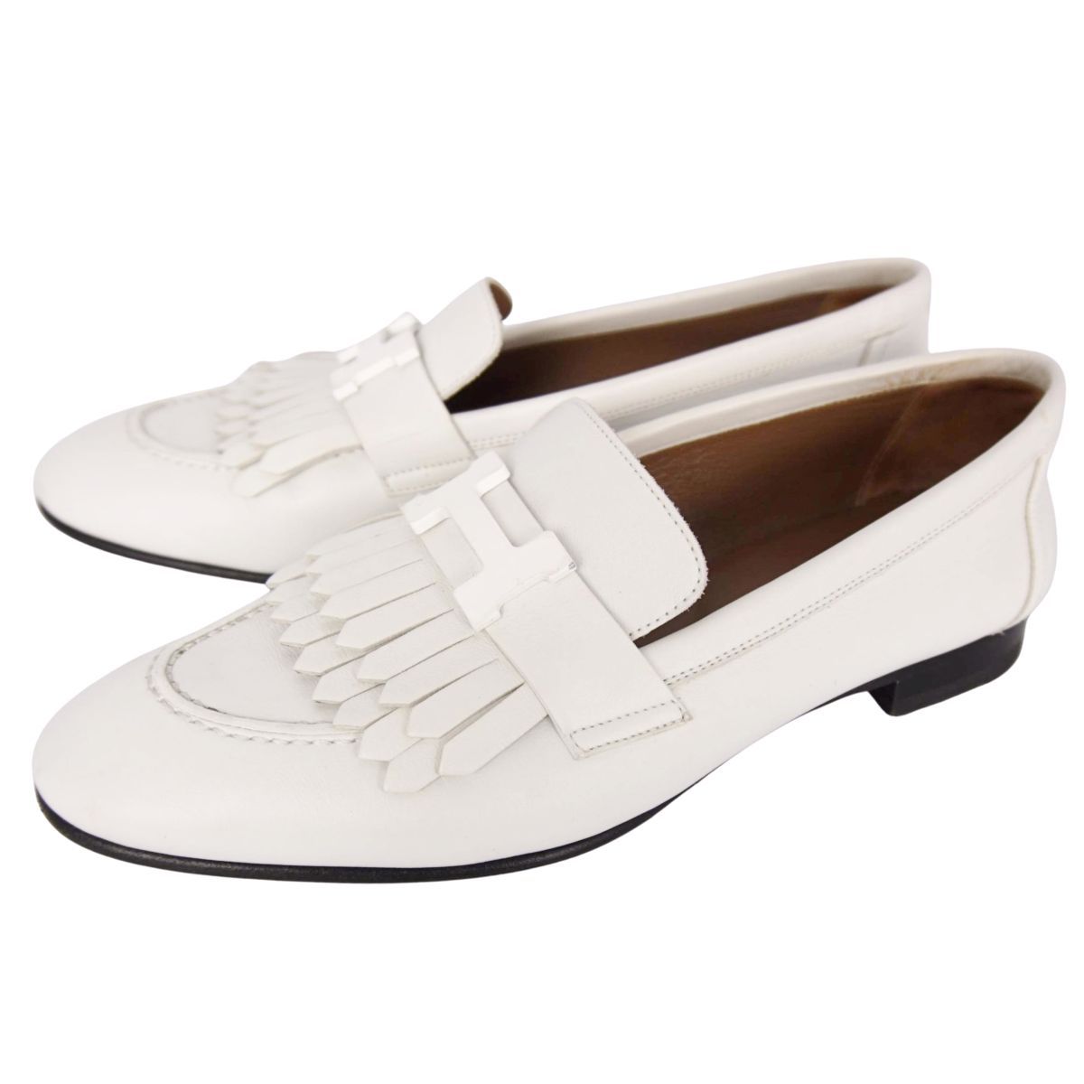 【美品】　エルメス　モカシン　ロワイヤル　ローファー　37 美品】 エルメス モカシン ロワイヤル ローファー 37 モカシン