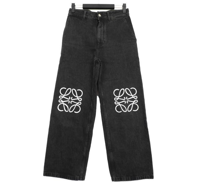 ロエベ LOEWE ANAGRAM BAGGY JEANS アナグラム ロゴ デニム ジーンズ パンツ w 25670