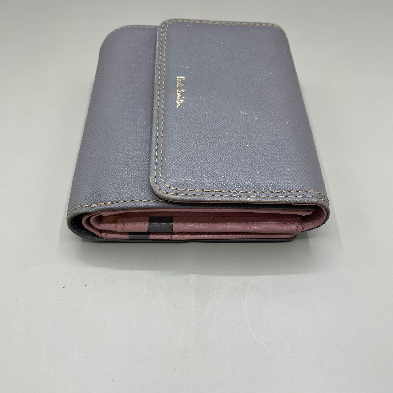 美品 Paul Smith ポールスミス 二つ折り財布 ミニウォレット