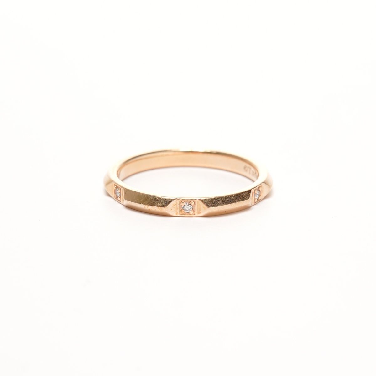 TIFFANY-Co. ティファニー リング 指輪 ダイヤ ダイヤモンド トゥルーバンド 6 P 750 K 18 19 その他 アクセサリー レディース