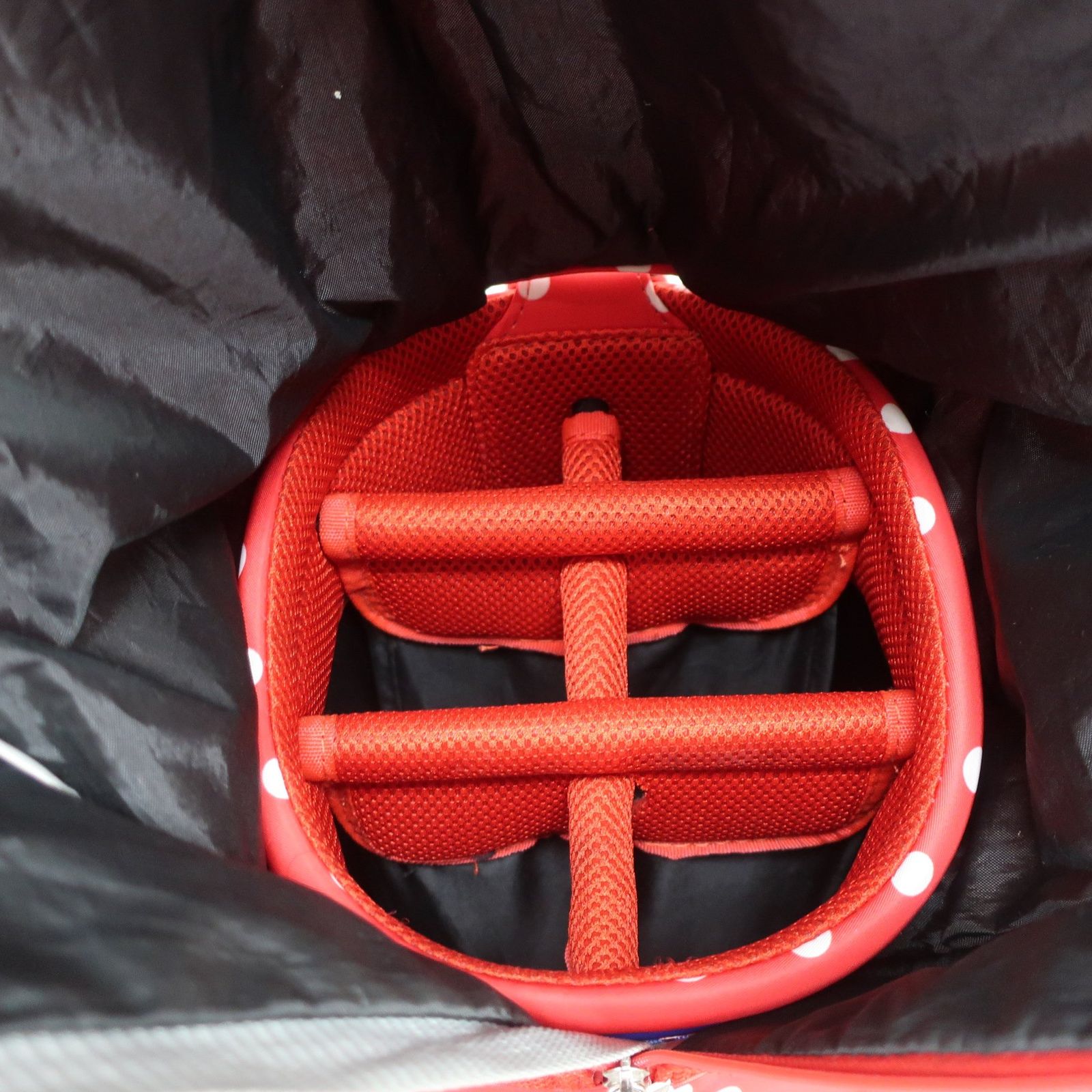 赤白ドット柄 6口