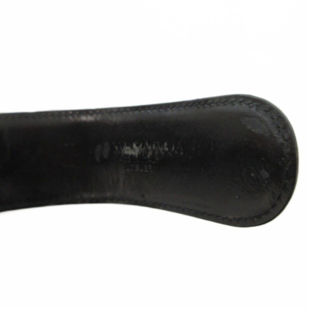 【美品】BVLGARI ロゴマニア サークルロゴ ベルト レザー ブラック 美品】 ブルガリ ベルト ロゴマニア サークルロゴ 鼈甲金具 ブラック