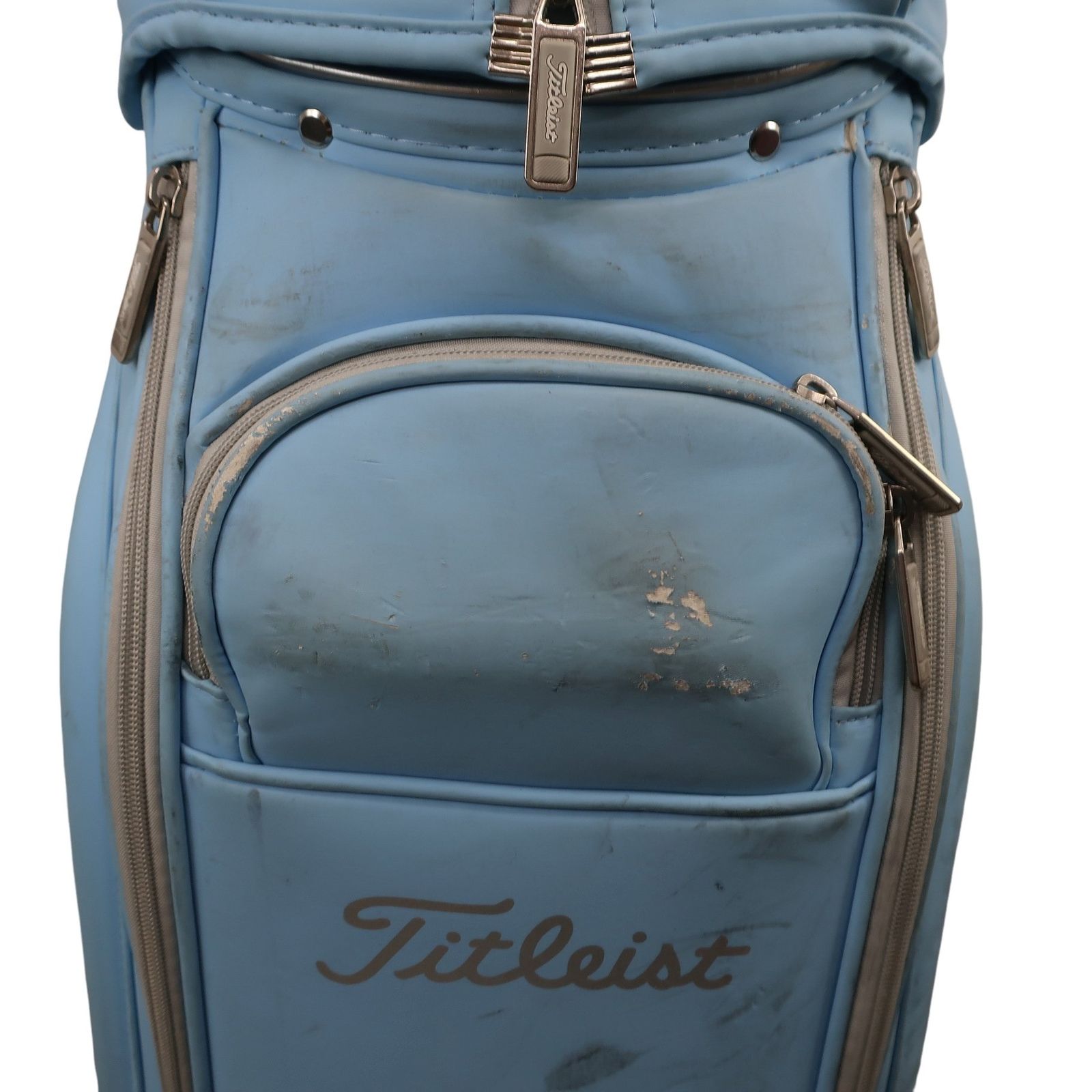 タイトリスト　キャディーバッグ　美品 Titleist(タイトリスト) キャディバッグ 水色 ゴルフ用品 2512-1370