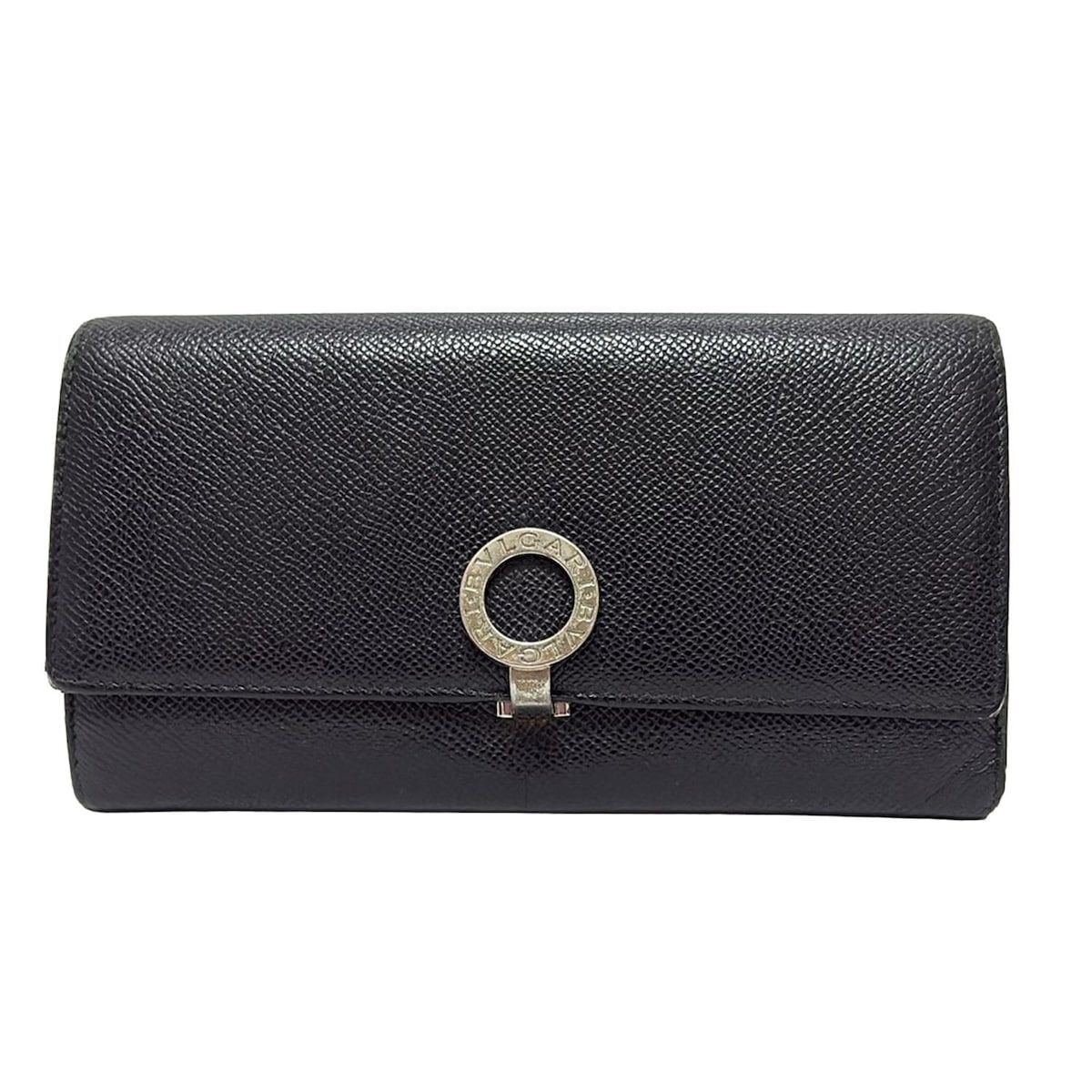 BVLGARI ブルガリ 長財布 ブルガリブルガリ 黒 レザー