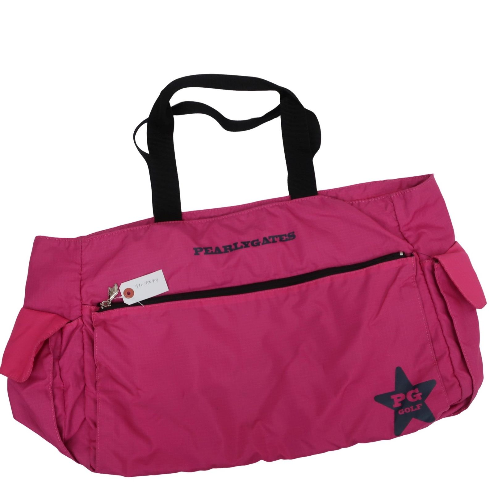 美品】PEARLY GATES(パーリーゲイツ) トートバッグ ピンク
