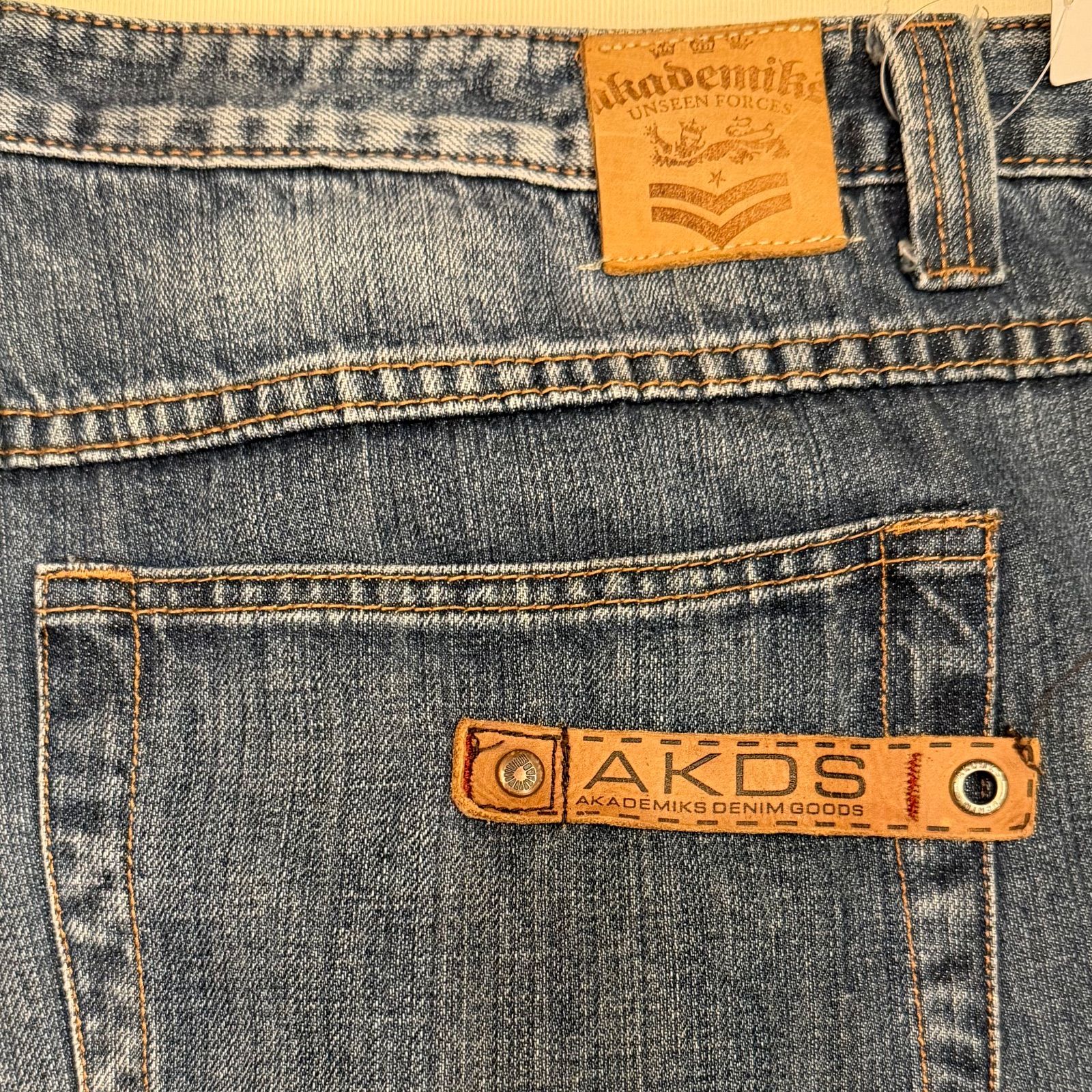 akademiks デニムバギーパンツ akademiks アカデミクス バギー 