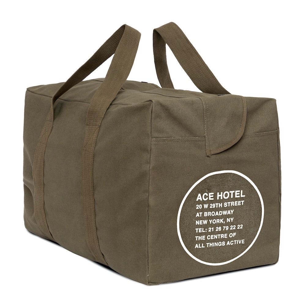 日本未発売 エースホテル ダッフルバッグ ニューヨークシティ | ACE HOTEL DUFFLE BAG YORK CITY OLIVE