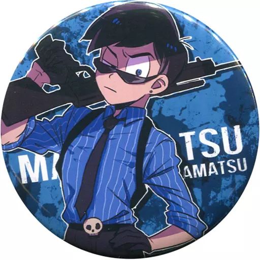 中古】同人アクセサリー・小物系 【おそ松さん】マフィア松缶バッジ