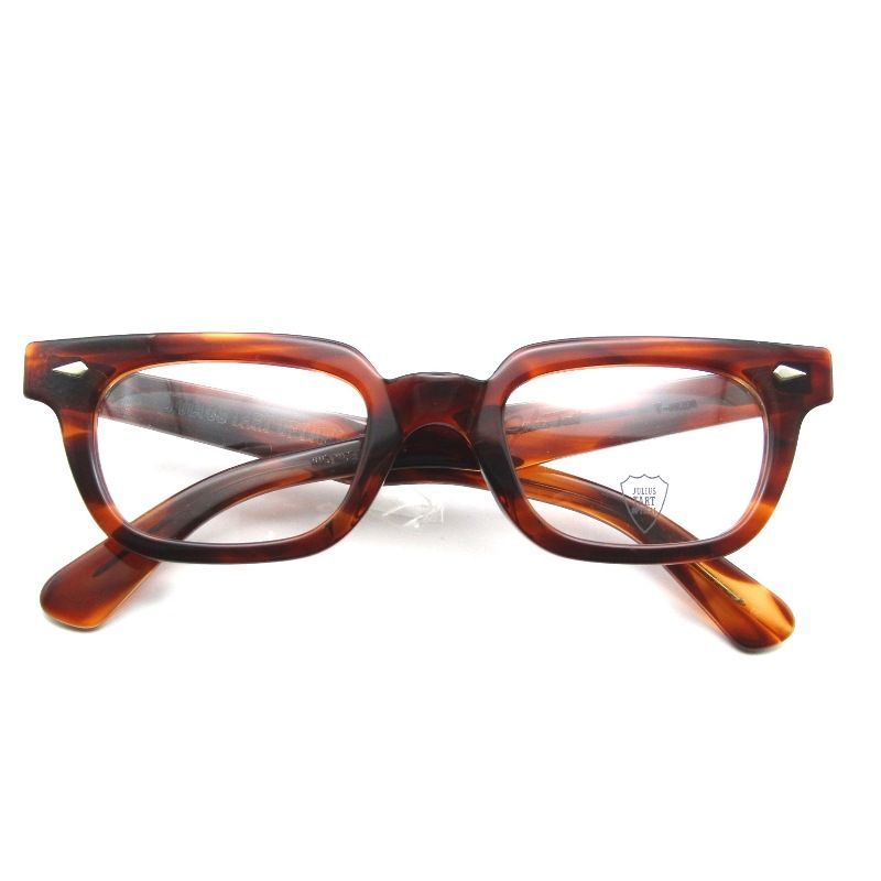 未使用 JULIUS TART OPTICAL ジュリアスタートオプティカル メガネフレーム T-man 49-23 PL-029L 日本製 DEMI AMBER 65009430 未使用 JULIUS TART OPTICAL ジュリアスタートオプティカル メガネ