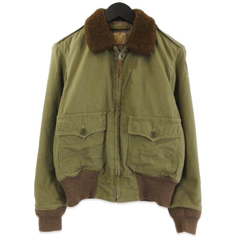 The REAL McCOY S リアルマッコイズ B-10 裏ボア フライトジャケット カーキ 34