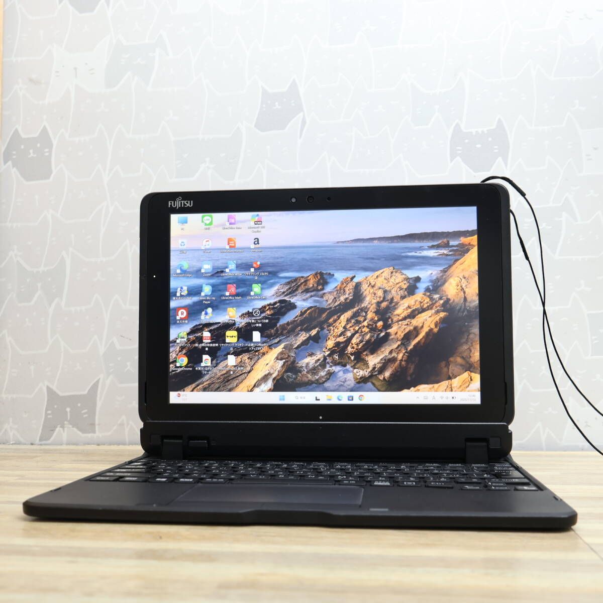 ☆防水☆美品 SSD128GB☆Q509/VE Webカメラ TypeC Bluetooth 高解像度