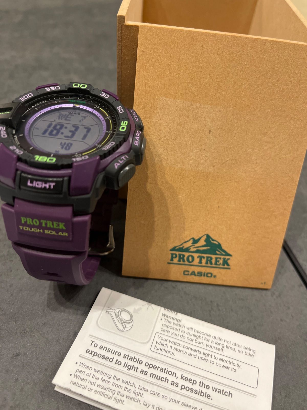 新品 訳あり 特価 カシオ CASIO プロトレック PRO TREK ソーラー