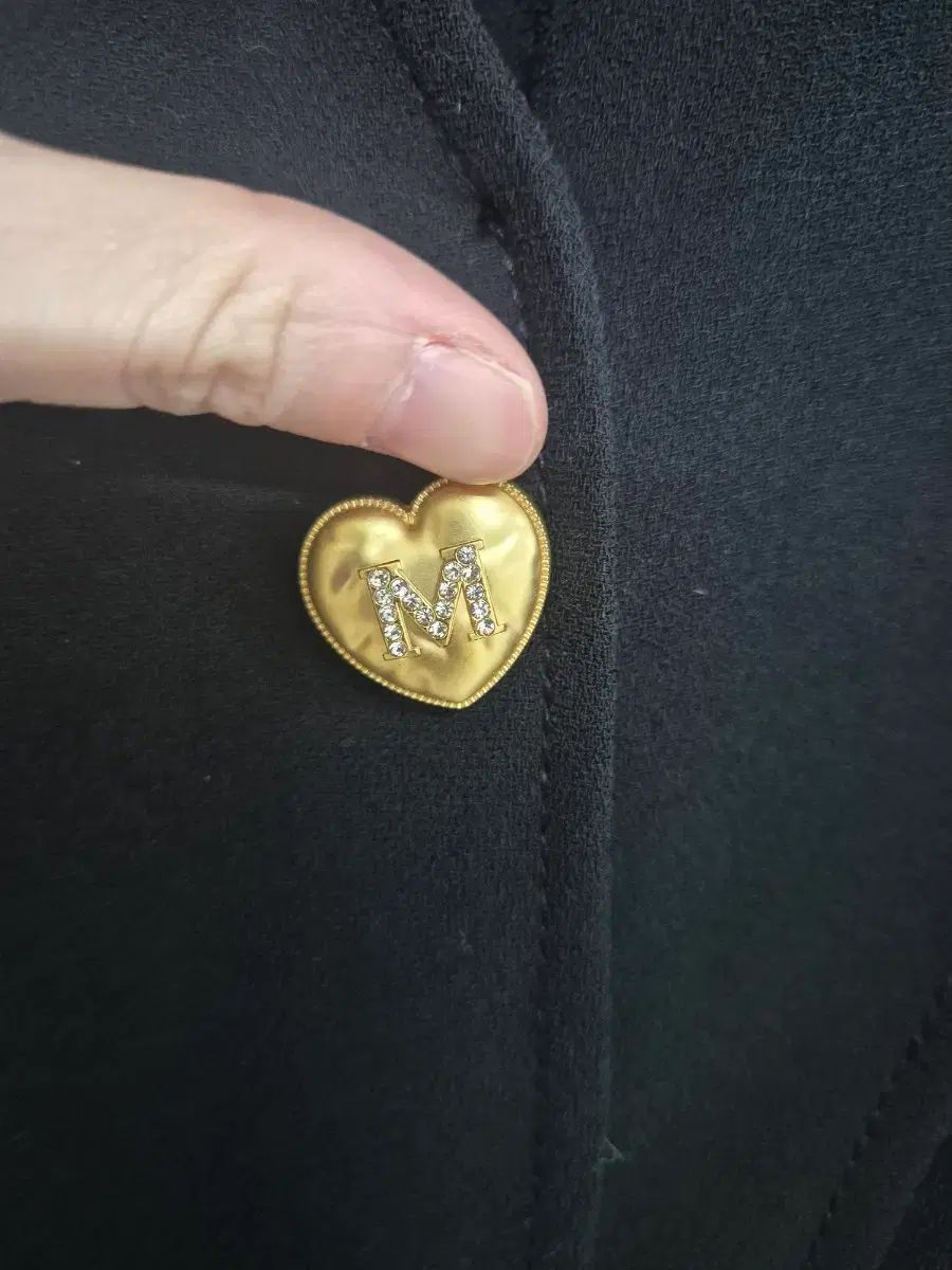 MOJO.S.PHINE モジョエスピン ハートボタン ブラック ONE PIECE