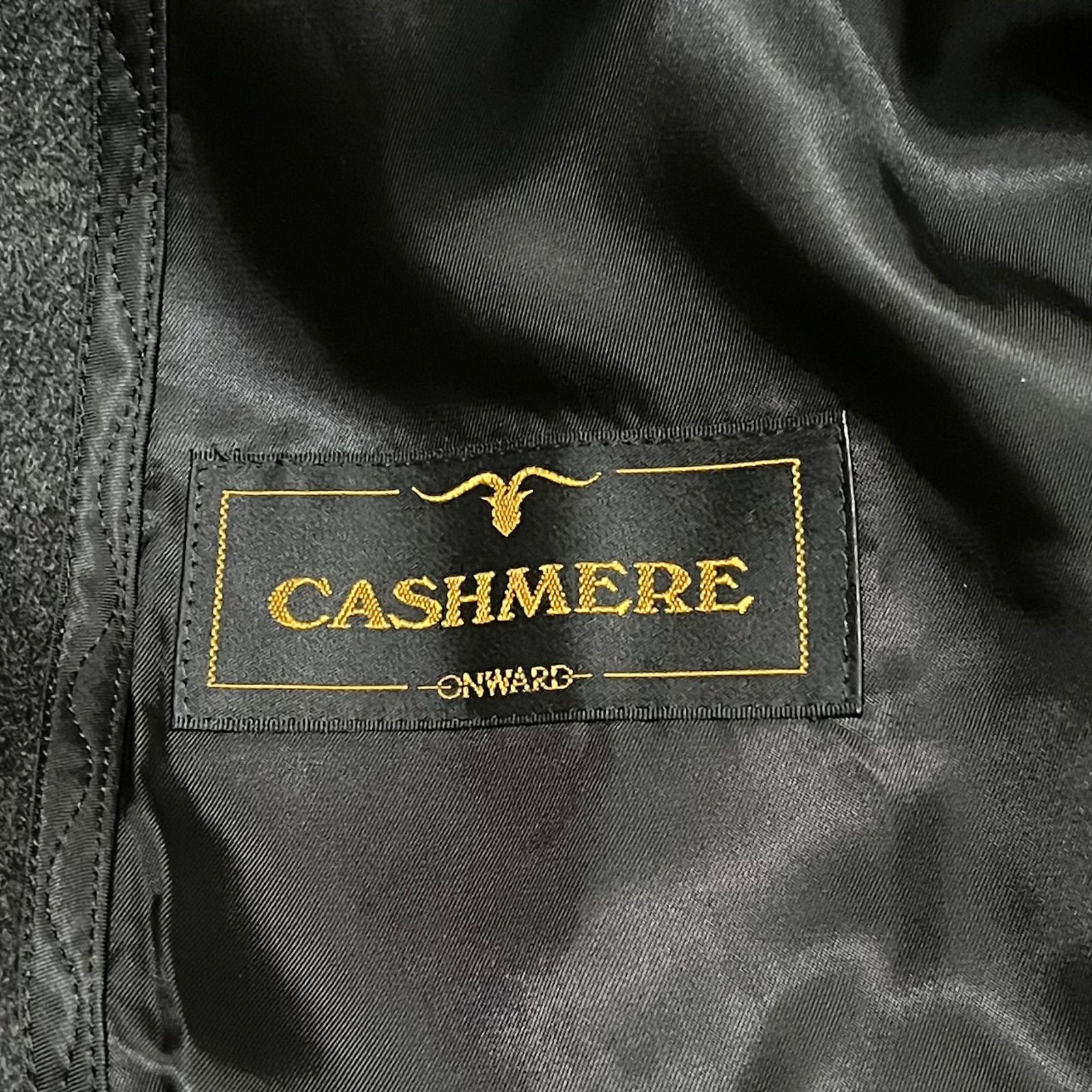 ZK11 【美品】ミスオンワード MISS ONWARD ロングコート カシミア100 
