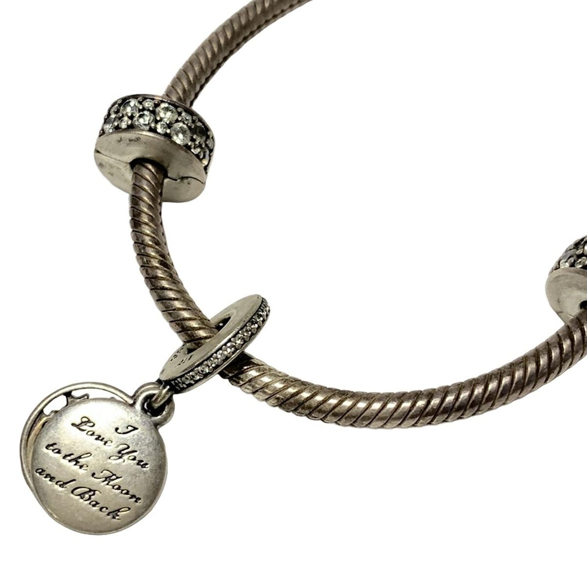  PANDORA パンドラ ブレスレット - シルバー ラインストーン ブレスレット アクセサリー