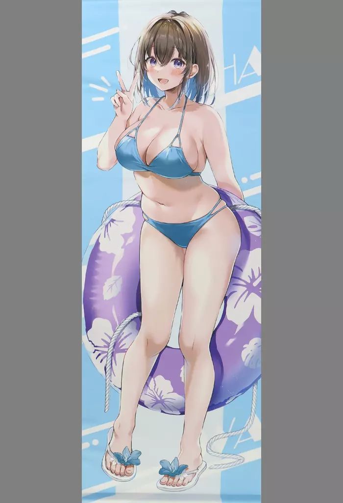 同人ポスター タペストリー カレンダー系 オリジナル 等身大タペストリー はわわちゃん 白クマシェイク 年12ヶ月支援特典|北 大陸