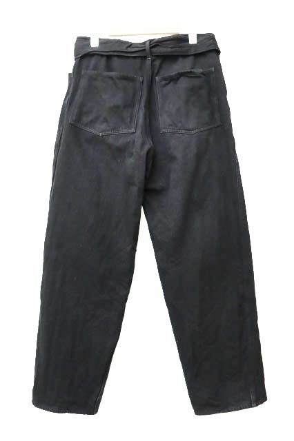 コモリ COMOLI 25SS デニム ベルテッド パンツ ジーンズ B01-03001 1 