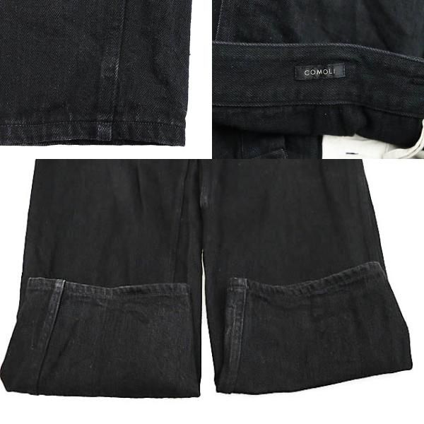 コモリ COMOLI 25SS デニム ベルテッド パンツ ジーンズ B01-03001 1 