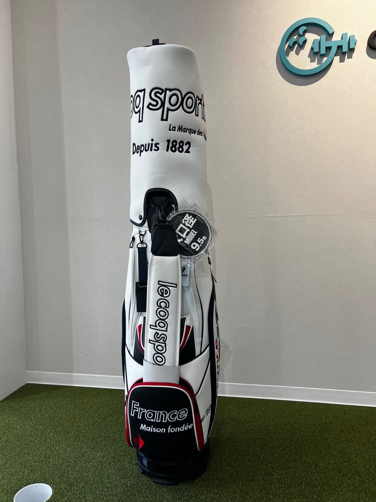 新品・タグ付き】 le coq sportif（ルコック）キャディバッグ 9.5型
