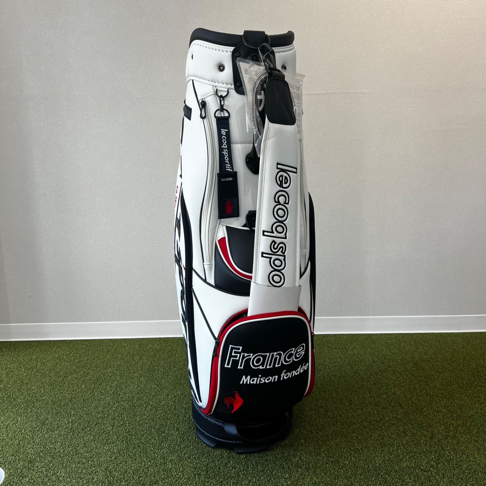 新品・タグ付き】 le coq sportif（ルコック）キャディバッグ 9.5型