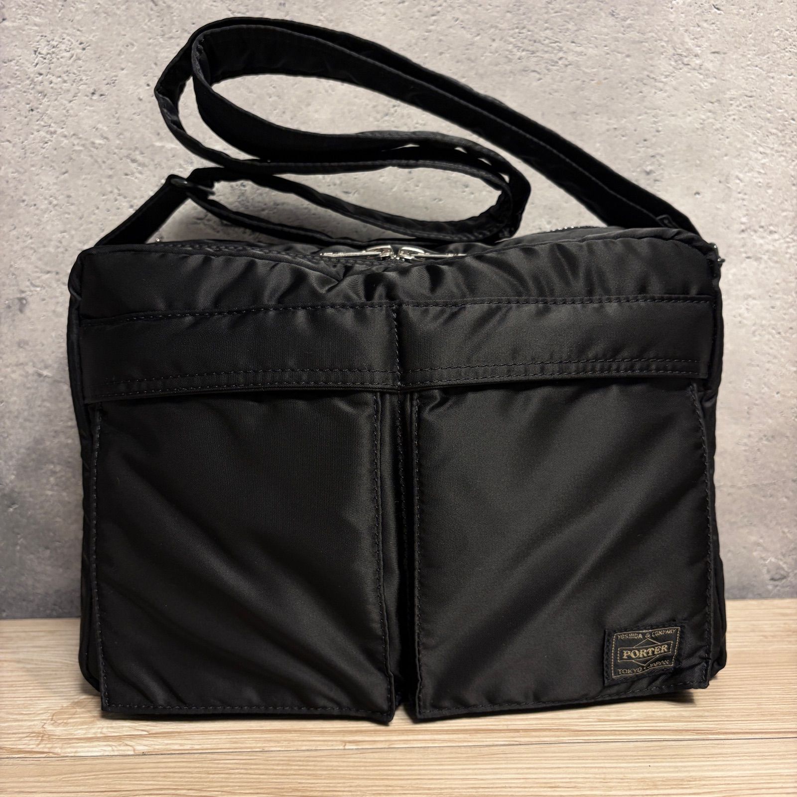PORTER ポーター タンカー ショルダーバッグ ブラック ナイロン