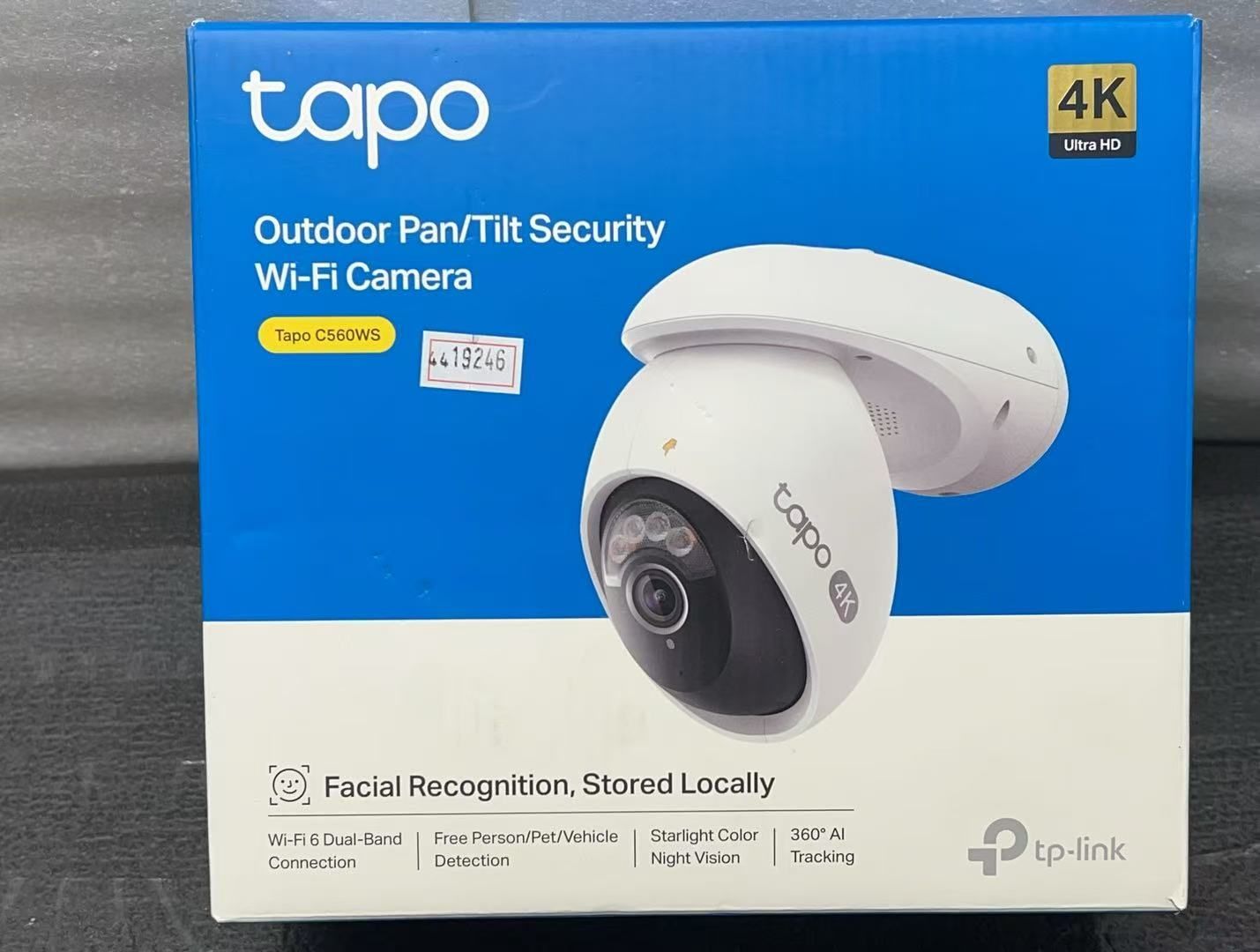 TP-Link Tapo C560WS 屋外パンチルトセキュリティWi-Fiカメラ