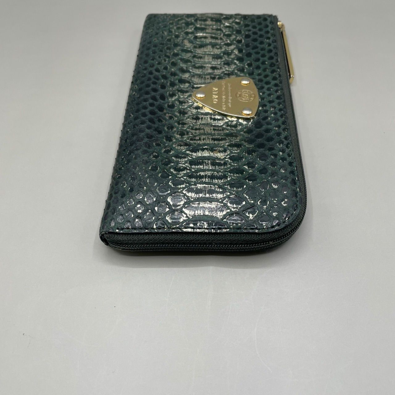 美品 ATAO アタオ 長財布 ロングウォレット お札入れ L字ファスナー