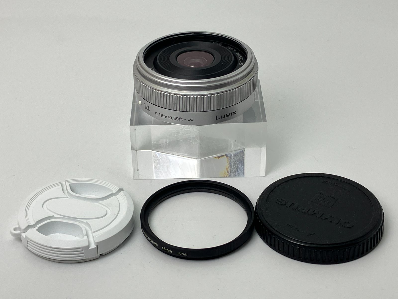 【返品保証・動作確認済】LUMIX G 14mm F2.5 ASPH II シルバー