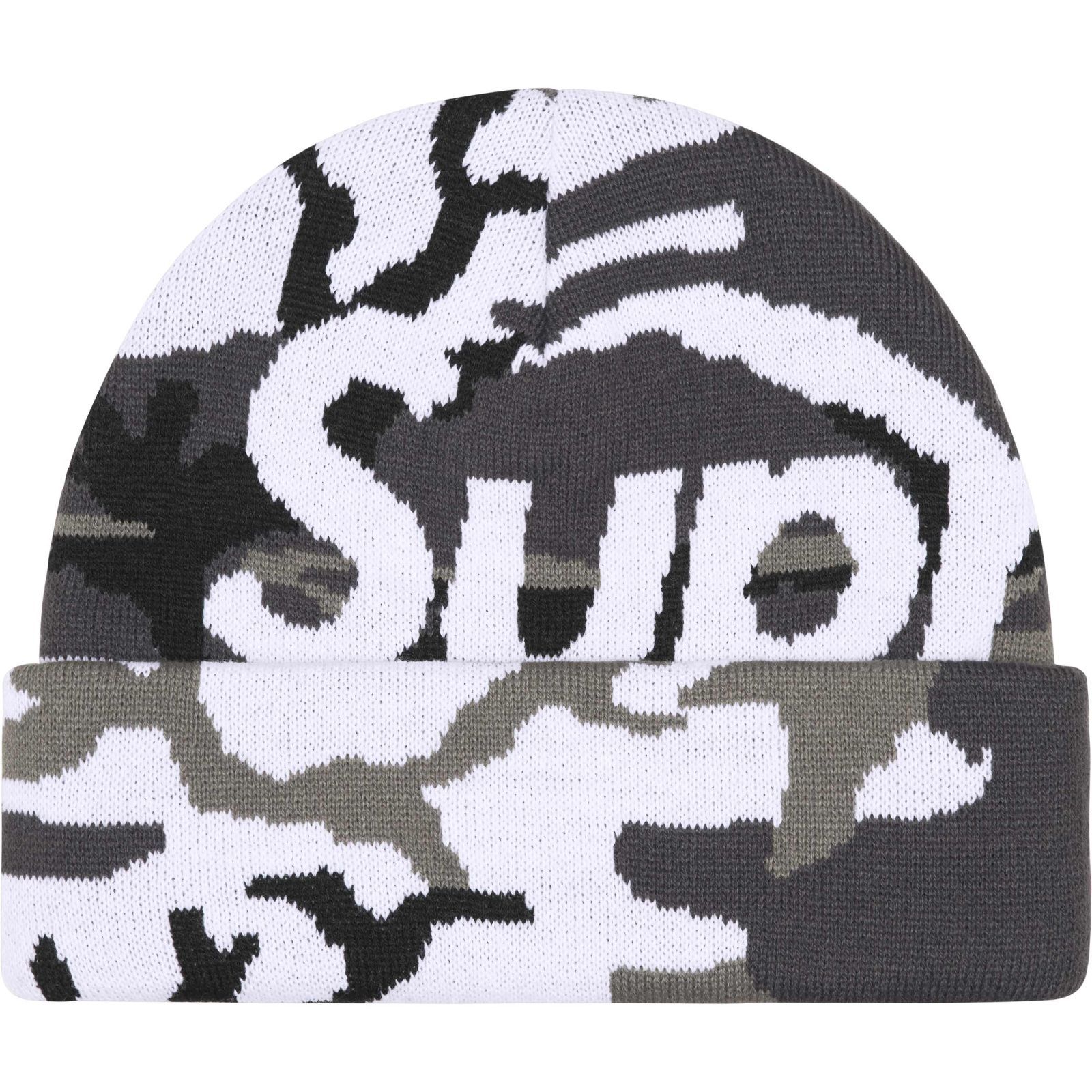 Supreme｜シュプリーム Camo Big Logo Beanie カモビッグロゴビーニー ニットキャップ 帽子 迷彩