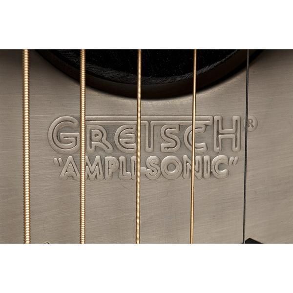 GRETSCH G 9201 Honey Dipper Round-Neck Brass Body Biscuit Cone Resonator Guitar Shed Roof Finish