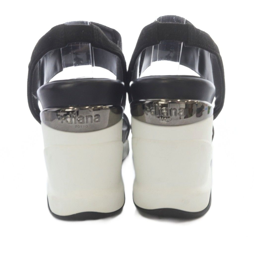 ダイアナ DIANA +diana プラス サンダル ストラップ 23.5cm 黒 - メルカリ