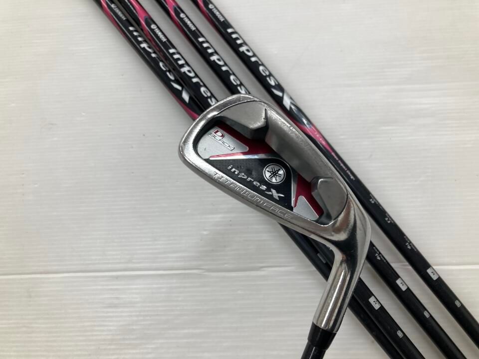 ヤマハ インプレスX D BLACK 2010 レディス TX-410 i Rフレックス アイアンセット ゴルフドゥ 新大宮